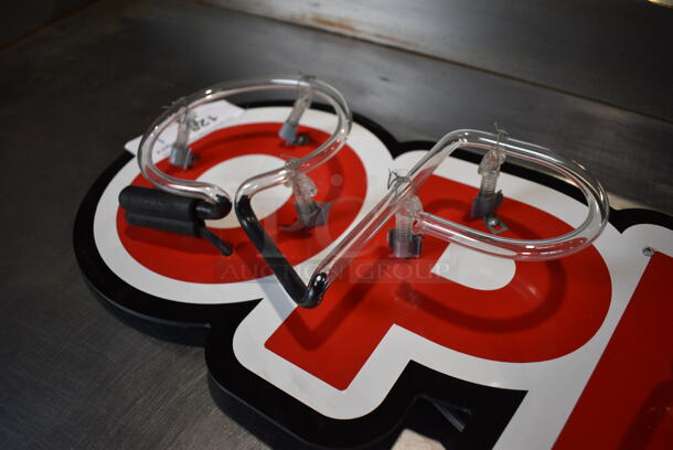 Open Neon Light Up Sign. Buyer Must Pick Up - We Will Not Ship This Item. 30x4x10. Tested and Does Not Power On - Image 5 of 5