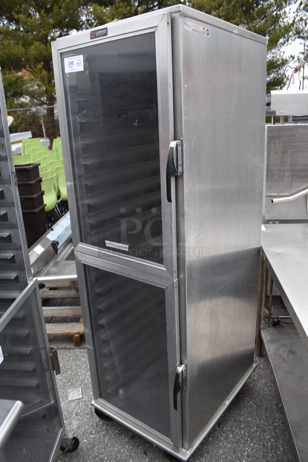 Lockwood Metal Commercial Pan Transport Rack on Commercial Casters. Missing 1 Door. 21x28x70.5 - Image 3 of 7