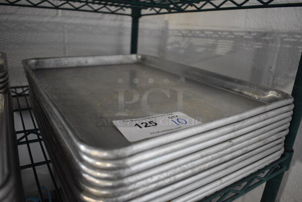 10 Metal Half Size Baking Pans. 13x18x1. 10 Times Your Bid! - Image 2 of 3