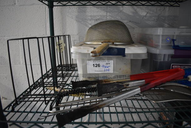 ALL ONE MONEY! Tier Lot of Various Items Including Utensils and Monogram Food Sheets - Image 2 of 6