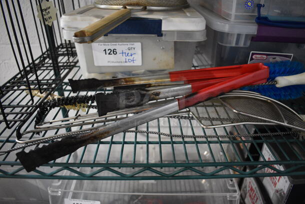 ALL ONE MONEY! Tier Lot of Various Items Including Utensils and Monogram Food Sheets - Image 3 of 6