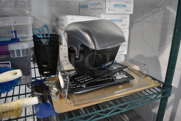 ALL ONE MONEY! Tier Lot of Various Items Including Utensils and Monogram Food Sheets - Image 4 of 6