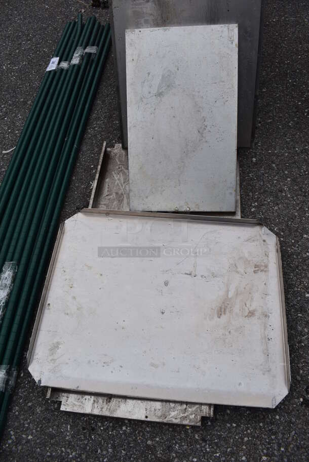 ALL ONE MONEY! Lot of Various Metal Panels! Includes 22.5x13.5 - Image 5 of 7