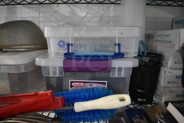 ALL ONE MONEY! Tier Lot of Various Items Including Utensils and Monogram Food Sheets - Image 6 of 6