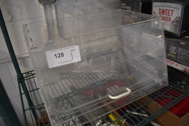 Clear Poly Countertop Display Merchandiser. 21x16x12 - Image 3 of 4