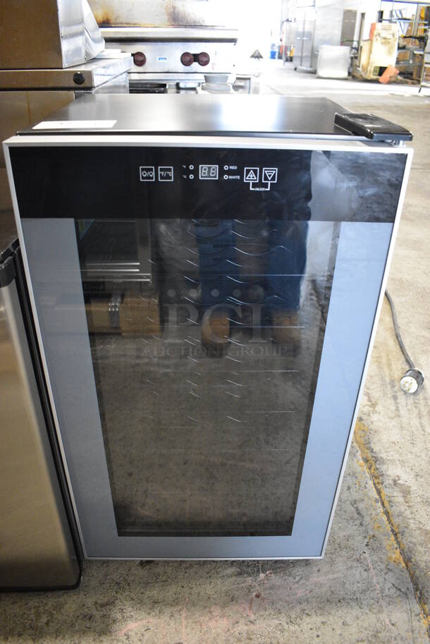 BRAND NEW SCRATCH AND DENT! Avanti WC34T2P Metal Commercial Mini Cooler Merchandiser. 115 Volts, 1 Phase. 19x19x33. Tested and Working! - Image 1 of 5