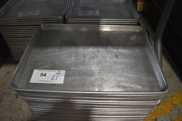 24 Metal Half Size Baking Pans. 13x18x1. 24 Times Your Bid! - Image 4 of 5