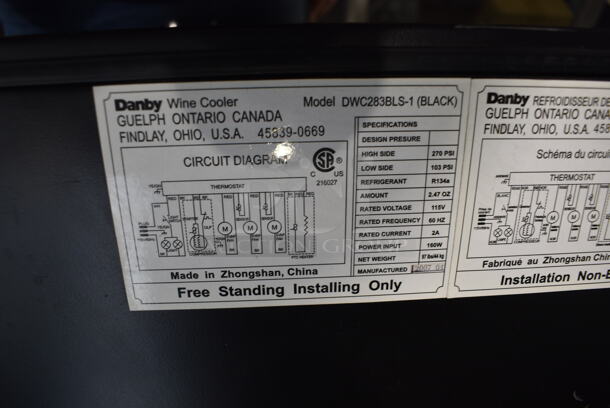 BRAND NEW SCRATCH AND DENT! Danby DWC283BLS-1 Stainless Steel Mini Cooler Merchandiser. 115 Volts, 1 Phase. 19.5x24x33. Tested and Working! - Image 6 of 7