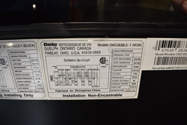 BRAND NEW SCRATCH AND DENT! Danby DWC283BLS-1 Stainless Steel Mini Cooler Merchandiser. 115 Volts, 1 Phase. 19.5x24x33. Tested and Working! - Image 7 of 7