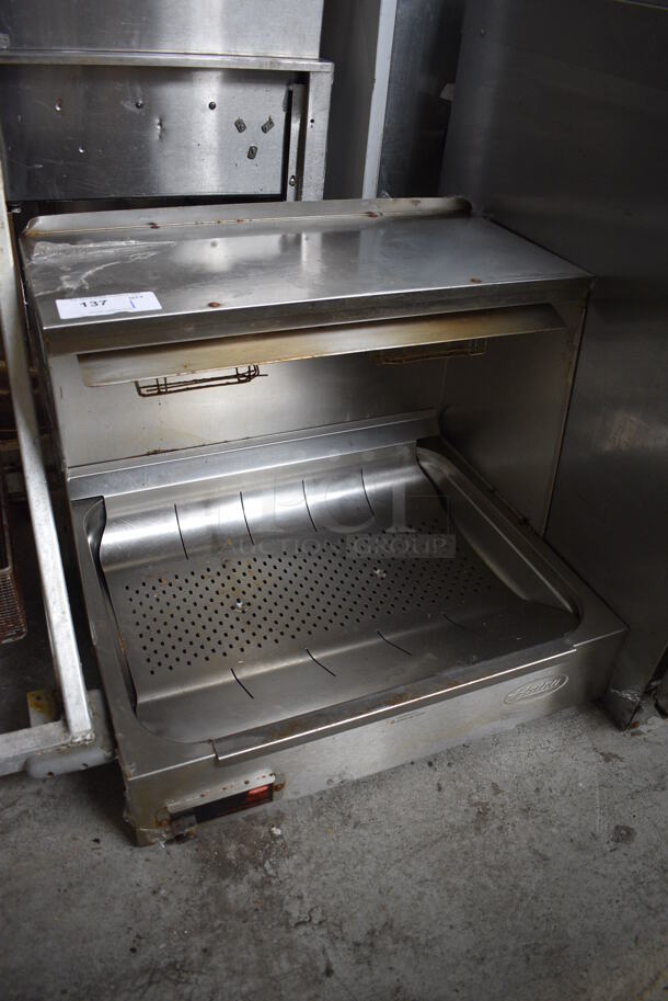 Hatco Stainless Steel Commercial Countertop Fry Dumping Station. 27x22.5x22.5. Tested and Working! - Image 2 of 5