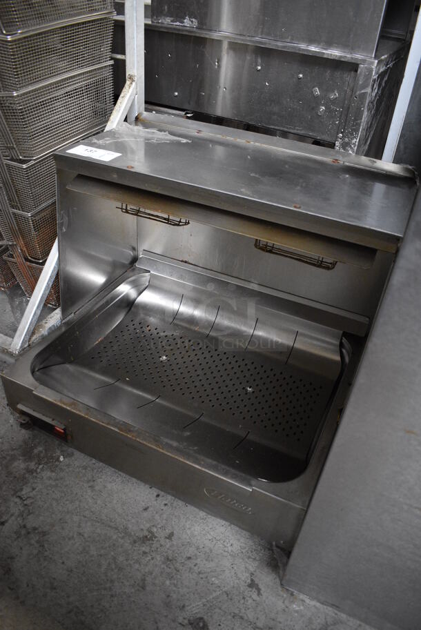 Hatco Stainless Steel Commercial Countertop Fry Dumping Station. 27x22.5x22.5. Tested and Working! - Image 3 of 5