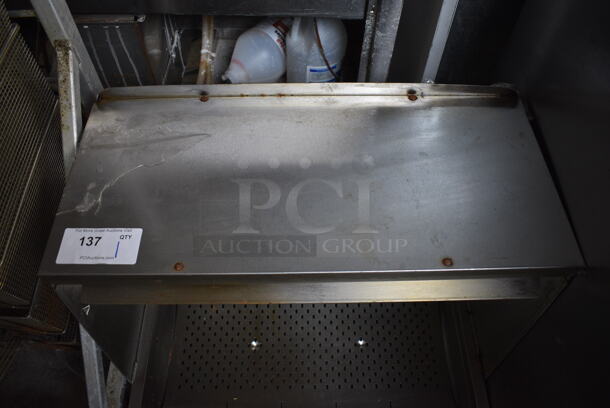 Hatco Stainless Steel Commercial Countertop Fry Dumping Station. 27x22.5x22.5. Tested and Working! - Image 5 of 5