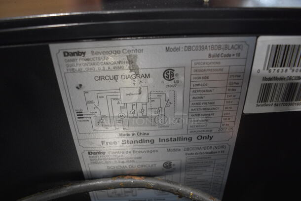 BRAND NEW SCRATCH AND DENT! Danby DBC039A1BDB Stainless Steel Mini Cooler Merchandiser. 115 Volts, 1 Phase. 19.5x24x33.5. Tested and Working! - Image 6 of 6