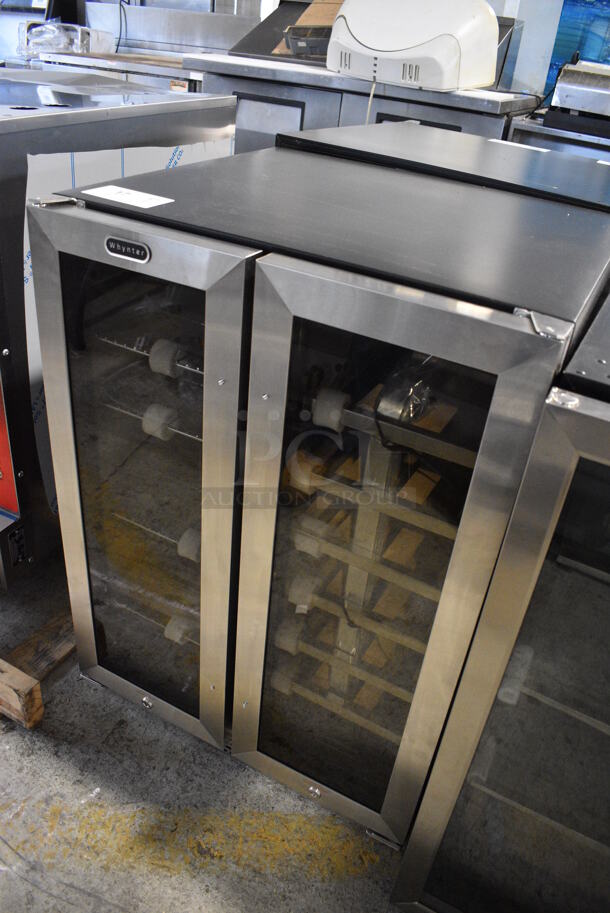 BRAND NEW SCRATCH AND DENT! Whynter BWB-2060FDS Stainless Steel 2 Door Wine Chiller Merchandiser. 115 Volts, 1 Phase. 24x22x34. Tested and Working! - Image 4 of 7