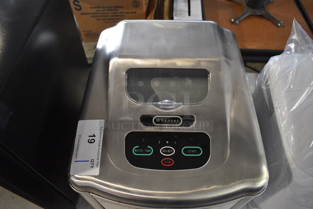 BRAND NEW SCRATCH AND DENT! Whynter T-2M Stainless Steel Commercial Countertop Ice Cube Maker. 110/115 Volts, 1 Phase. 14x17x15. Tested and Working! - Image 4 of 9
