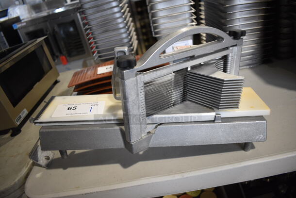 Nemco Metal Commercial Countertop Tomato Slicer. 20x8x9.5