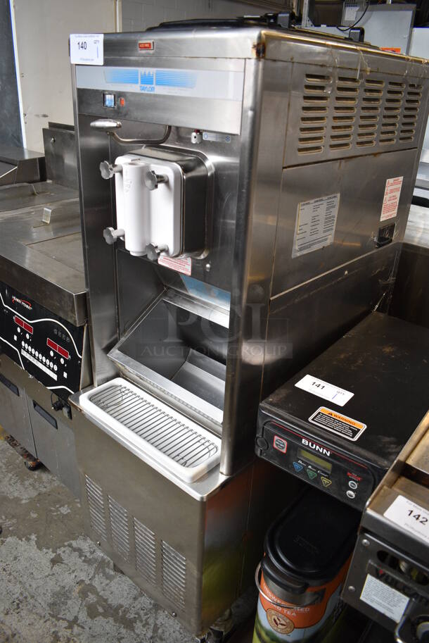 2016 Taylor 441-27 Stainless Steel Commercial Air Cooled Single Flavor Soft Serve Ice Cream Machine on Commercial Casters. 208-230 Volts, 1 Phase. 18x30x60 - Image 6 of 9