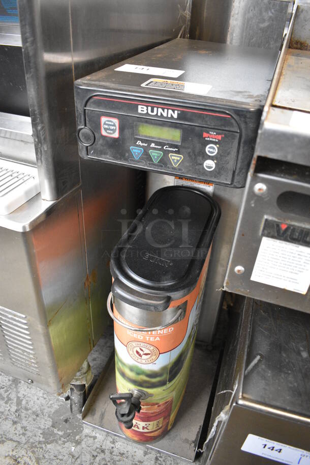 2016 Bunn ITB Stainless Steel Commercial Countertop Iced Tea Machine w/ Beverage Holder Dispenser. 120 Volts, 1 Phase. 12x24x34 - Image 3 of 4