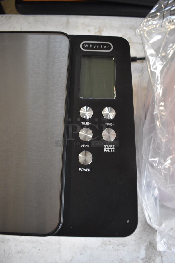 BRAND NEW SCRATCH AND DENT! Whynter ICM-220SSY Stainless Steel Countertop Ice Cream Yogurt Maker. 110-120 Volts, 1 Phase. 17x12x10.5. Tested and Working! - Image 4 of 8