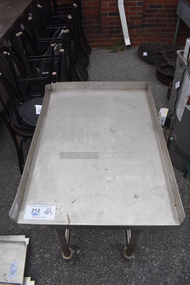 Stainless Steel Table on Commercial Casters. 21.5x30x38 - Image 5 of 5