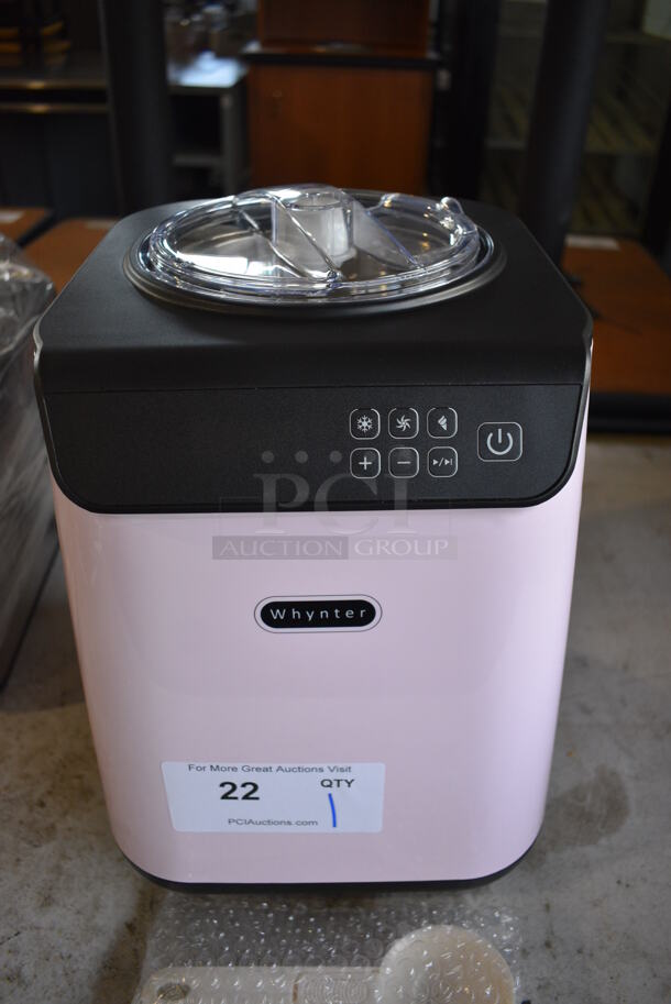 BRAND NEW SCRATCH AND DENT! Whynter ICM-128BPS Metal Countertop Ice Cream Maker. 100-120 Volts, 1 Phase. 9x10x14. Tested and Working! - Image 2 of 8