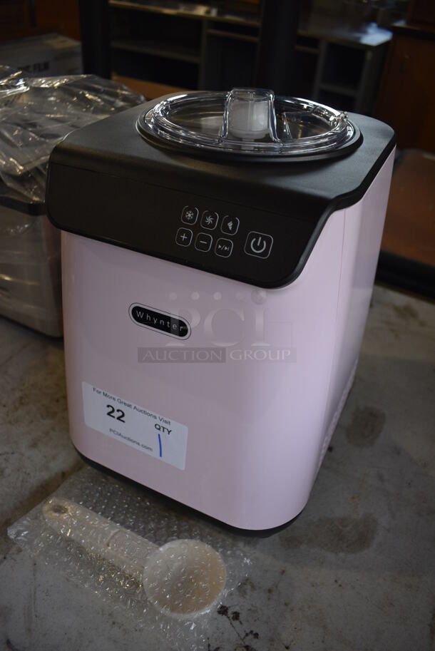 BRAND NEW SCRATCH AND DENT! Whynter ICM-128BPS Metal Countertop Ice Cream Maker. 100-120 Volts, 1 Phase. 9x10x14. Tested and Working! - Image 4 of 8