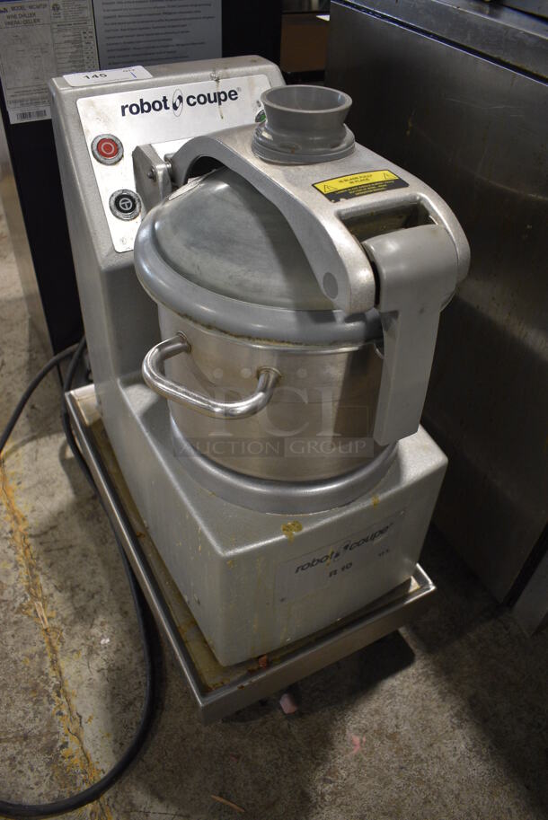 Robot Coupe R10 Metal Commercial Countertop Food Processor w/ Blade on Dolly. 208-230 Volts, 1 Phase. 15x26x32 - Image 2 of 8