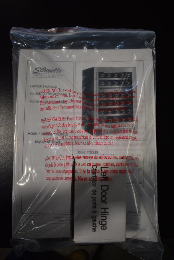 BRAND NEW SCRATCH AND DENT! Danby DWC053D1BSSPR Stainless Steel Mini Wine Chiller Cooler Merchandiser. 115 Volts, 1 Phase. 24x25.5x34.5. Tested and Working! - Image 5 of 7