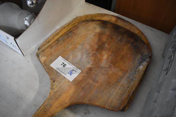 3 Various Wooden Pizza Peels. Includes 14x35.5x0.5. 3 Times Your Bid! - Image 2 of 4