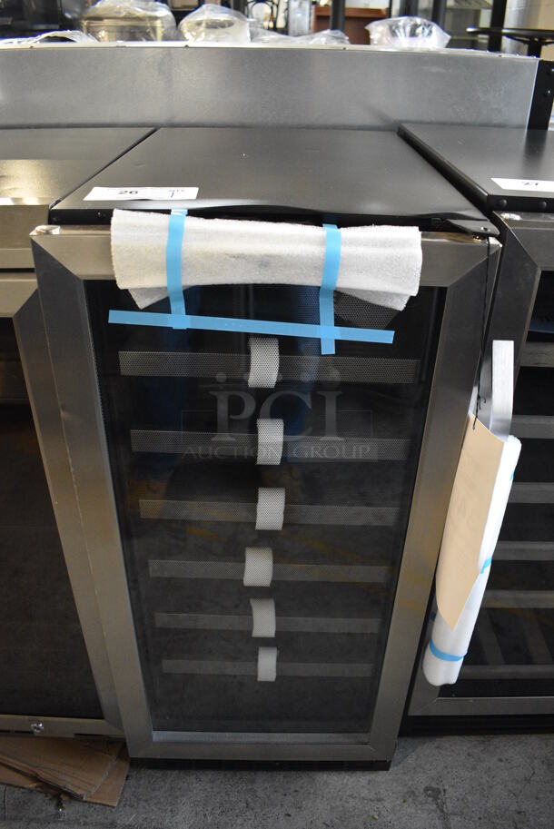 BRAND NEW SCRATCH AND DENT! Danby DWC1534BLS-1 Stainless Steel Wine Chiller Cooler Merchandiser. 115 Volts, 1 Phase. 15x24x34. Tested and Working! - Image 1 of 7