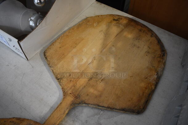 3 Various Wooden Pizza Peels. Includes 14x35.5x0.5. 3 Times Your Bid! - Image 4 of 4