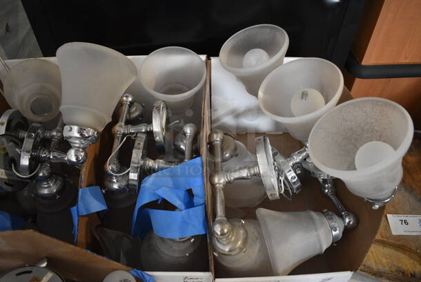 ALL ONE MONEY! Lot of 4 Boxes of Various Light Fixtures. Includes 18x5x9 - Image 4 of 5