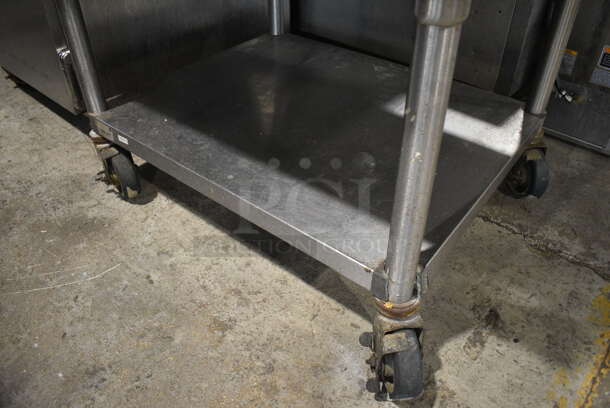 Wolf Stainless Steel Commercial Countertop Natural Gas Powered 6 Burner Range on Stainless Steel Equipment Stand w/ Under Shelf and Commercial Casters. 36x41x19.5 - Image 7 of 7
