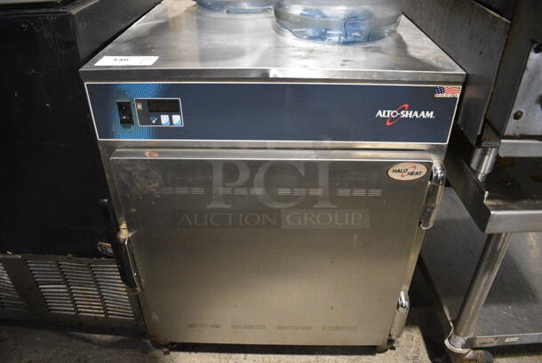 Alto Shaam 750-S Stainless Steel Commercial Electric Powered Warming Holding Cabinet on Commercial Casters. 120 Volts, 1 Phase. 25.5x30x31.5. Tested and Working! - Image 1 of 8