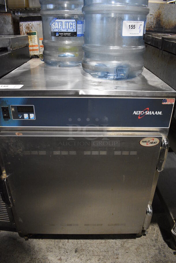 Alto Shaam 750-S Stainless Steel Commercial Electric Powered Warming Holding Cabinet on Commercial Casters. 120 Volts, 1 Phase. 25.5x30x31.5. Tested and Working! - Image 2 of 8