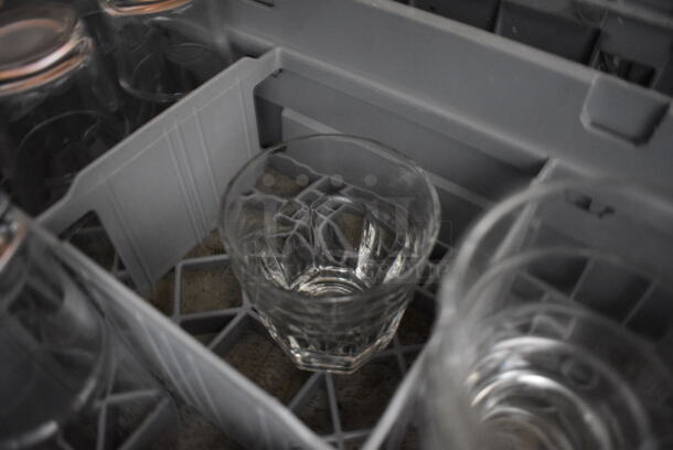ALL ONE MONEY! Lot of 32 Various Glasses in Dish Caddy. Includes 3.5x3.5x3.5 - Image 3 of 4