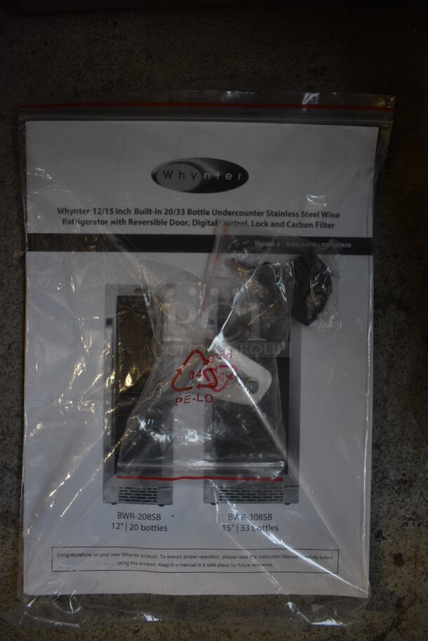 BRAND NEW SCRATCH AND DENT! Whynter BWR-208SB Stainless Steel Mini Cooler Merchandiser. 115 Volts, 1 Phase. 11.5x22x34. Tested and Working! - Image 5 of 6