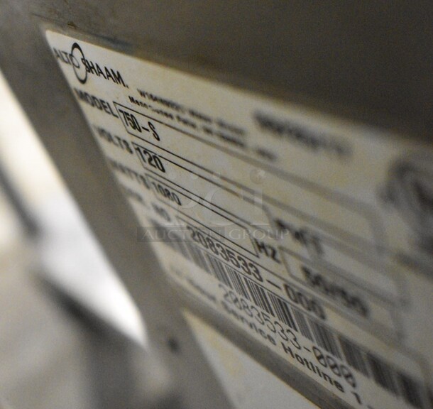 Alto Shaam 750-S Stainless Steel Commercial Electric Powered Warming Holding Cabinet on Commercial Casters. 120 Volts, 1 Phase. 25.5x30x31.5. Tested and Working! - Image 8 of 8