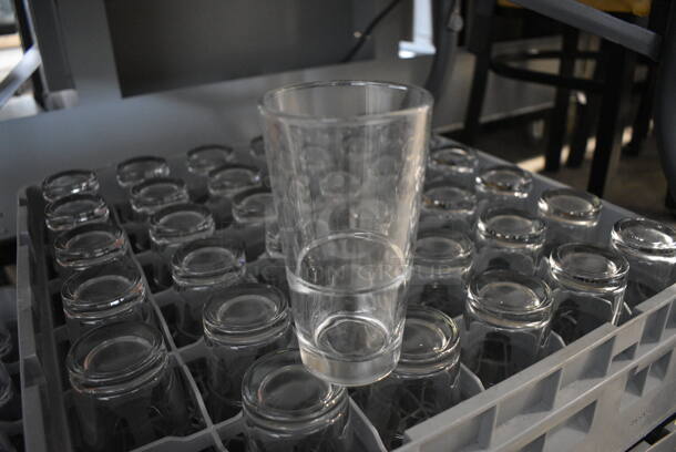 72 Beverage Glasses in 2 Dish Caddy. 3x3x5.5. 72 Times Your Bid! - Image 1 of 3