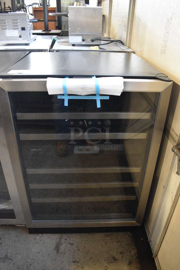 BRAND NEW SCRATCH AND DENT! Danby DWC518BLS Stainless Steel Wine Chiller Cooler Merchandiser. 115 Volts, 1 Phase. 24x25x34.5. Tested and Working! - Image 1 of 6