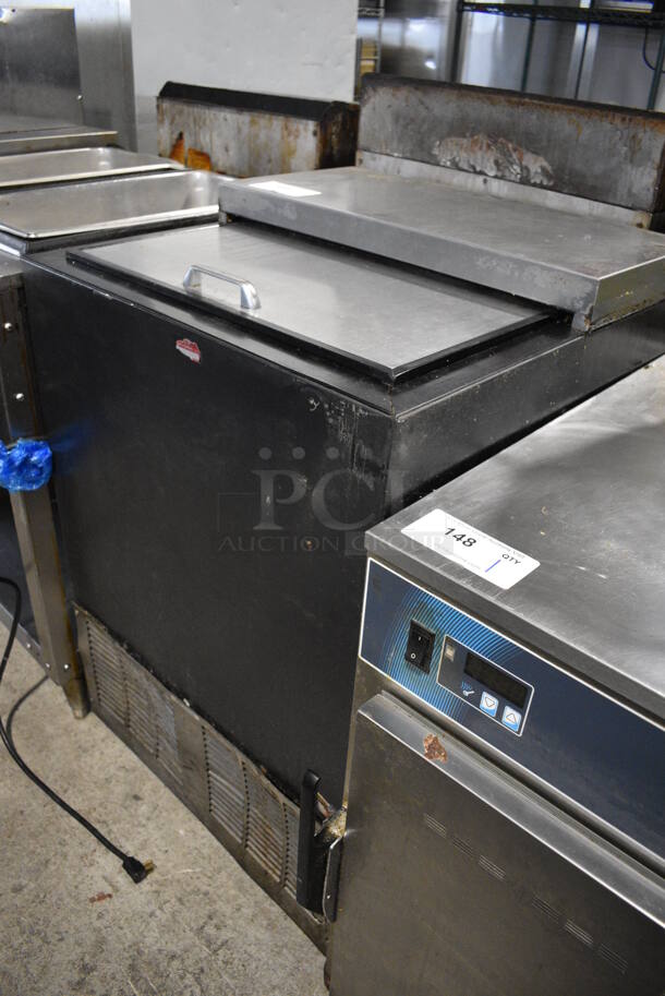 Perlick BC24 Stainless Steel Commercial Back Bar Cooler w/ Sliding Lid on Commercial Casters. 115 Volts, 1 Phase. 24x24x37. Tested and Working! - Image 7 of 7