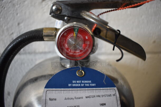 Badger Wet Chemical Fire Extinguisher. 8x6x19.5. Buyer Must Pick Up - We Will Not Ship This Item.  - Image 4 of 5