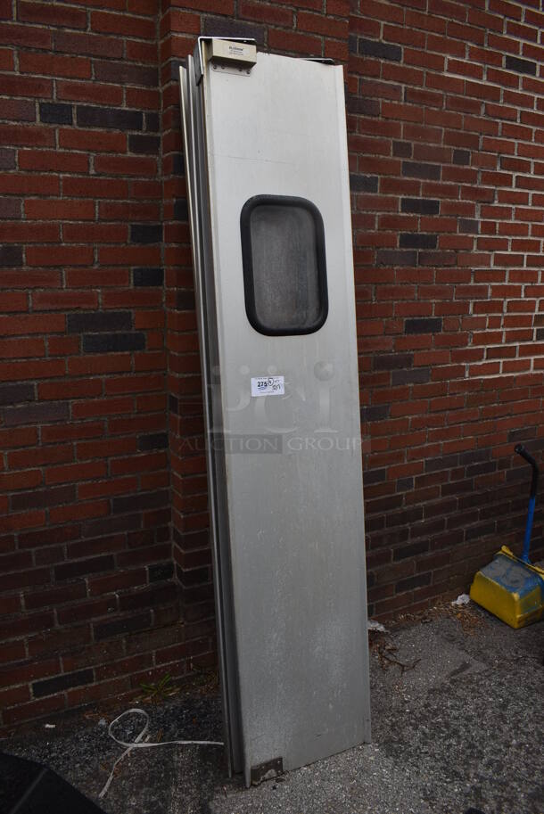 4 Eliason Metal Commercial Swinging Kitchen Doors. 17.5x1x82. 4 Times Your Bid! - Image 4 of 6