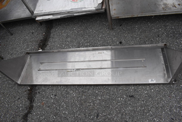 Advance Tabco Stainless Steel Shelf w/ Wall Mount Brackets. 67x18x18 - Image 5 of 6