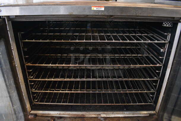 Southbend SL Series Stainless Steel Commercial Natural Gas Powered Full Size Convection Oven w/ View Through Doors, Metal Oven Racks and Thermostatic Controls on Commercial Casters. 38x40x33.5 - Image 4 of 5