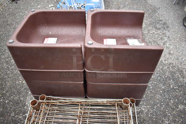 4 Brown Poly Booster Seats. 12.5x12x9. 4 Times Your Bid! - Image 2 of 5