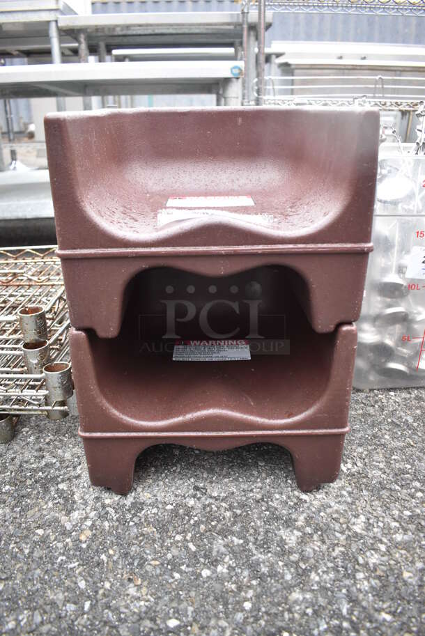 4 Brown Poly Booster Seats. 12.5x12x9. 4 Times Your Bid! - Image 4 of 5