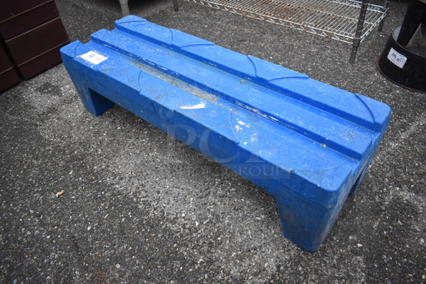 Blue Poly Dunnage Rack. 44x14.5x12