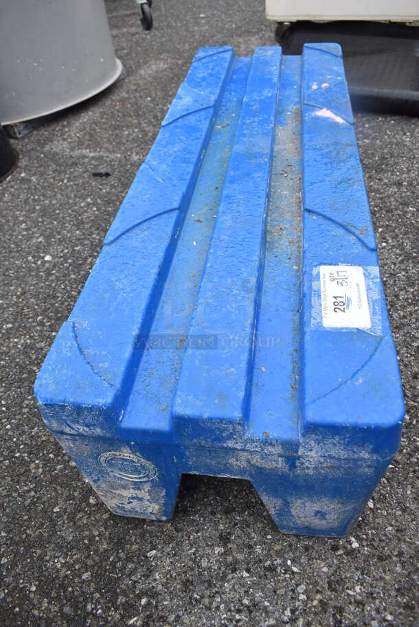 Blue Poly Dunnage Rack. 44x14.5x12 - Image 3 of 5