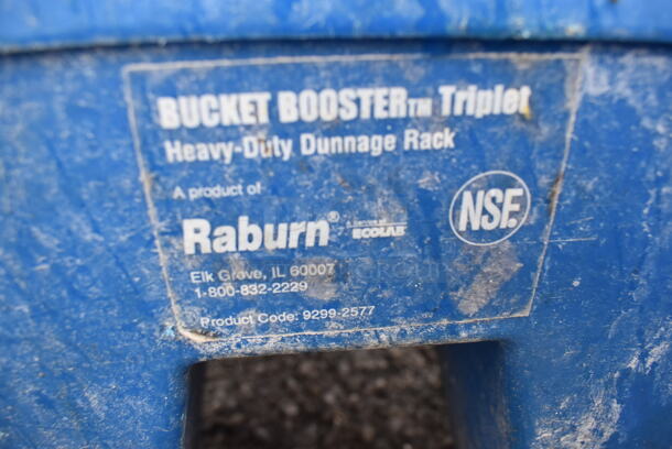 Blue Poly Dunnage Rack. 44x14.5x12 - Image 4 of 5